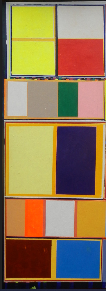 “Anagnorisis”, abstract acrylic painting by Fernando López Lage, 2013, detail